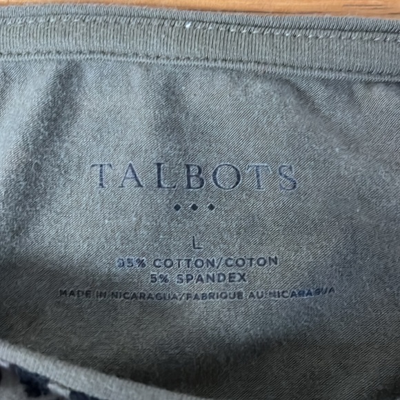 Talbots leopard print long sleeve shirt - Picture 3 of 3